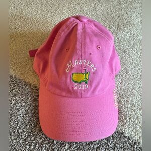 2019 Masters Cap Ladies Fit Hat Pink White New Without tag embroidered logo